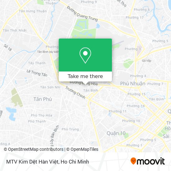 MTV Kim Dệt Hàn Việt map