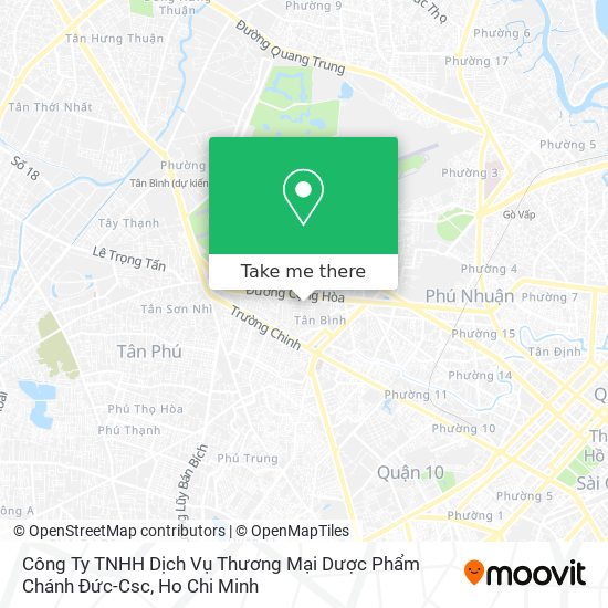 Công Ty TNHH Dịch Vụ Thương Mại Dược Phẩm Chánh Đức-Csc map