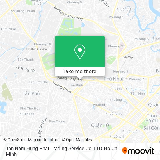 Tan Nam Hung Phat Trading Service Co. LTD map