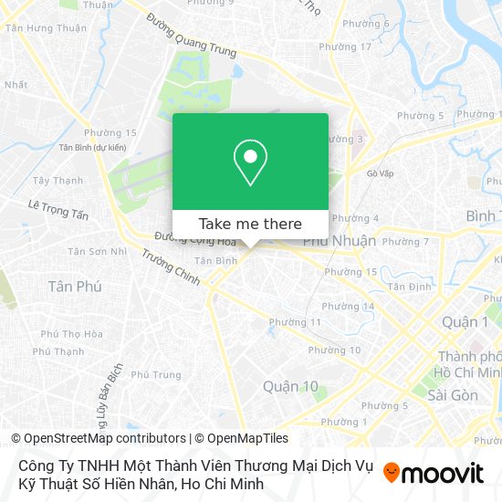 Công Ty TNHH Một Thành Viên Thương Mại Dịch Vụ Kỹ Thuật Số Hiền Nhân map