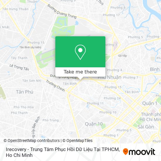 Irecovery - Trung Tâm Phục Hồi Dữ Liệu Tại TPHCM map