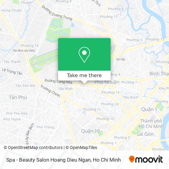 Spa - Beauty Salon Hoang Dieu Ngan map