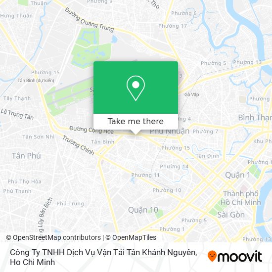 Công Ty TNHH Dịch Vụ Vận Tải Tân Khánh Nguyên map