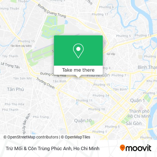 Trừ Mối & Côn Trùng Phúc Anh map