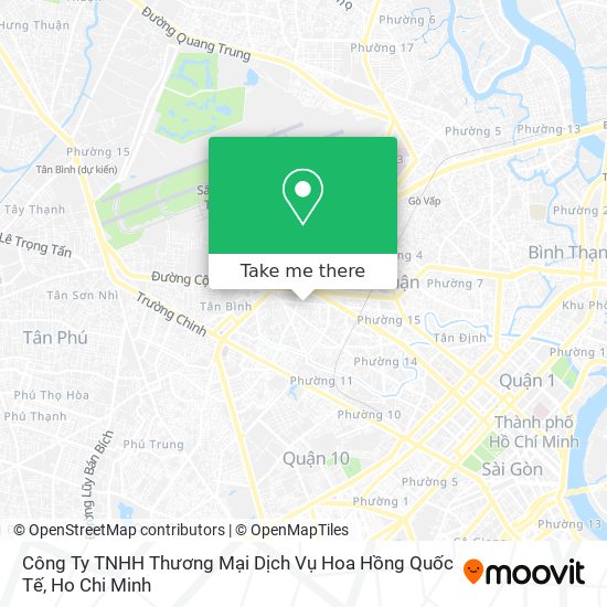 Công Ty TNHH Thương Mại Dịch Vụ Hoa Hồng Quốc Tế map