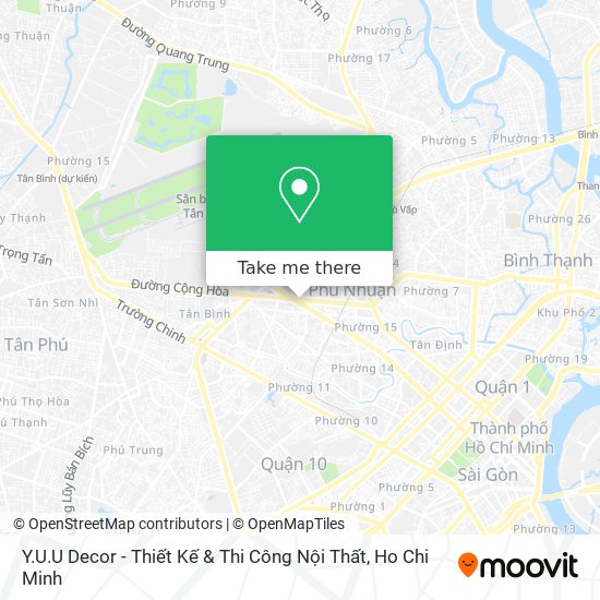 Y.U.U Decor - Thiết Kế & Thi Công Nội Thất map