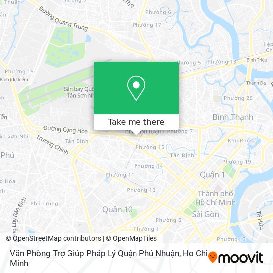 Văn Phòng Trợ Giúp Pháp Lý Quận Phú Nhuận map