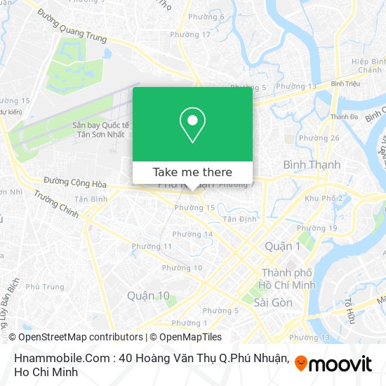 Hnammobile.Com : 40 Hoàng Văn Thụ Q.Phú Nhuận map