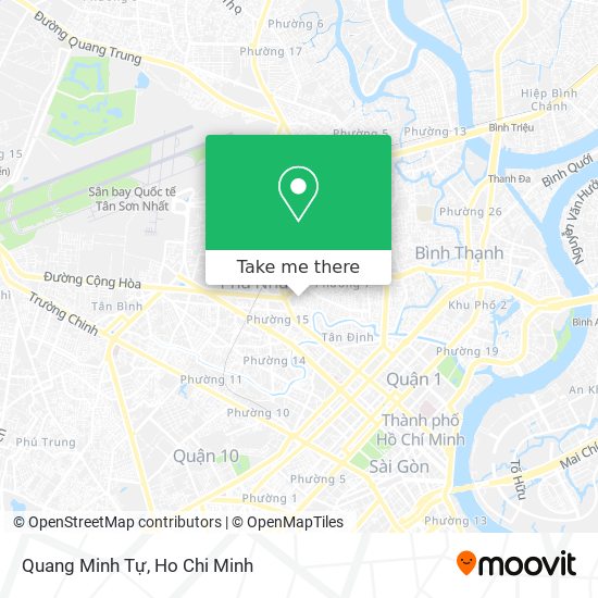 Quang Minh Tự map