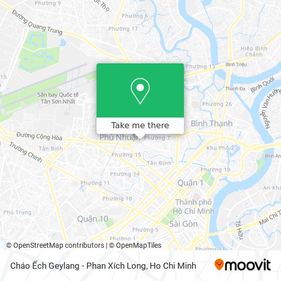 Cháo Ếch Geylang - Phan Xích Long map