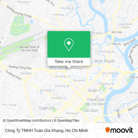 Công Ty TNHH Toàn Gia Khang map