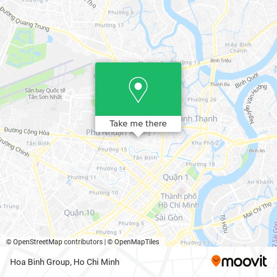 Hoa Binh Group map