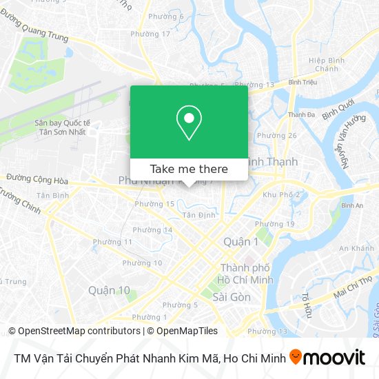 TM Vận Tải Chuyển Phát Nhanh Kim Mã map