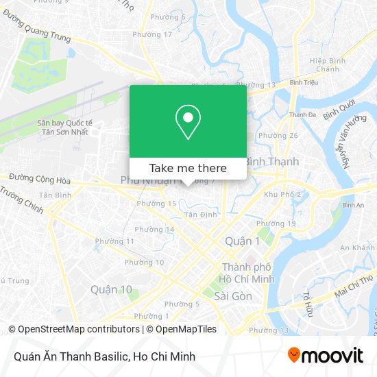 Quán Ăn Thanh Basilic map
