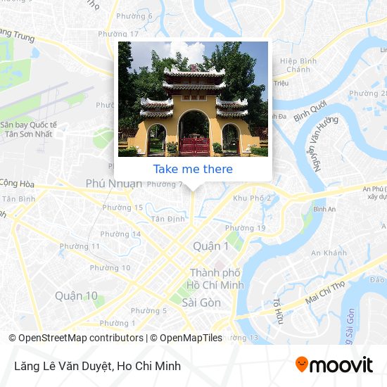 Lăng Lê Văn Duyệt map