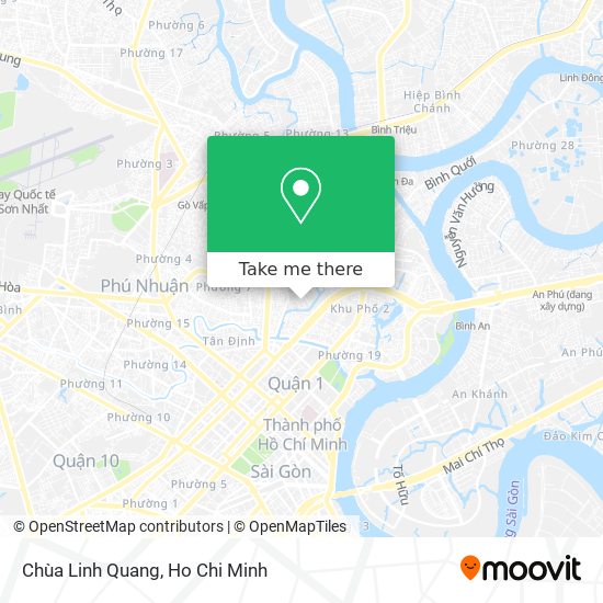 Chùa Linh Quang map
