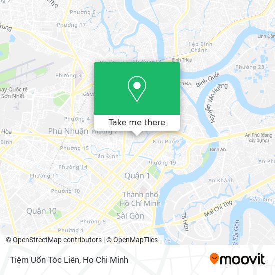 Tiệm Uốn Tóc Liên map