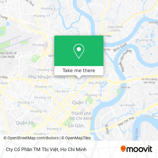 Cty Cổ Phần TM Tbị Việt map