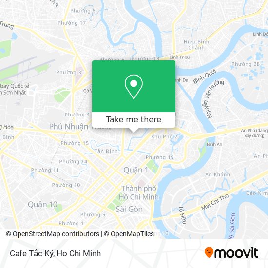 Cafe Tắc Ký map