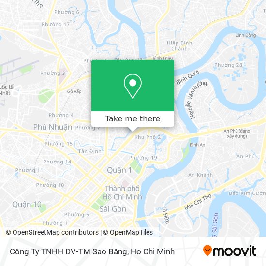 Công Ty TNHH DV-TM Sao Băng map