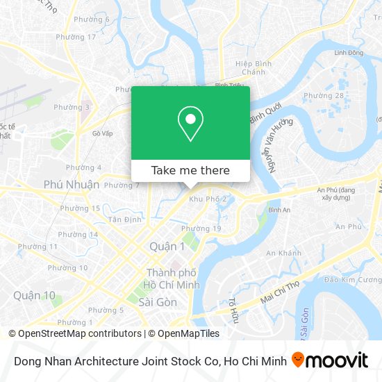 Dong Nhan Architecture Joint Stock Co map