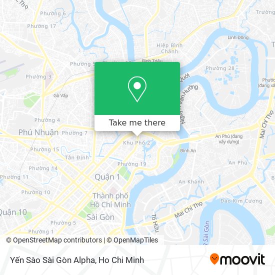 Yến Sào Sài Gòn Alpha map