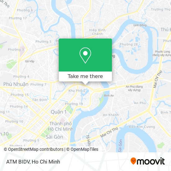 ATM BIDV map