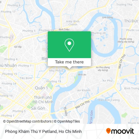 Phòng Khám Thú Y Petland map