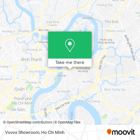 Vovos Showroom map