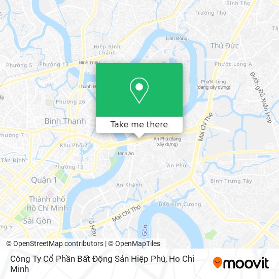 Công Ty Cổ Phần Bất Động Sản Hiệp Phú map