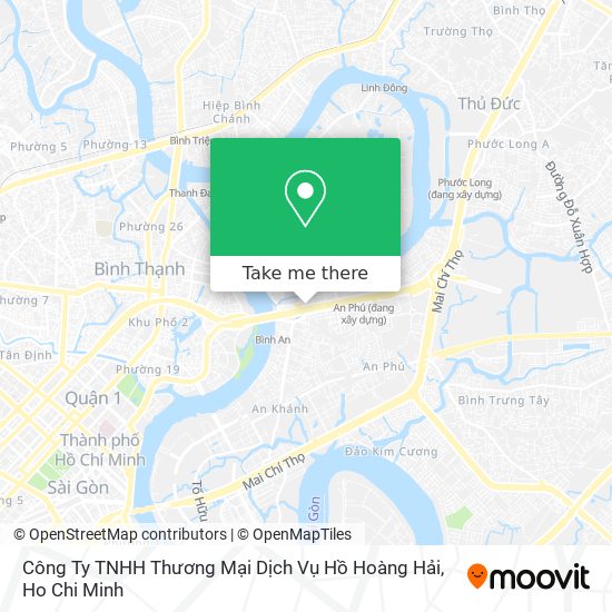 Công Ty TNHH Thương Mại Dịch Vụ Hồ Hoàng Hải map