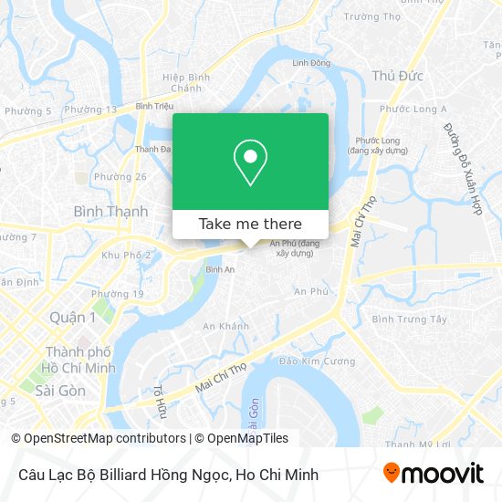 Câu Lạc Bộ Billiard Hồng Ngọc map