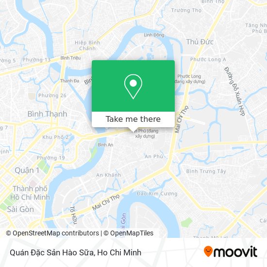 Quán Đặc Sản Hào Sữa map