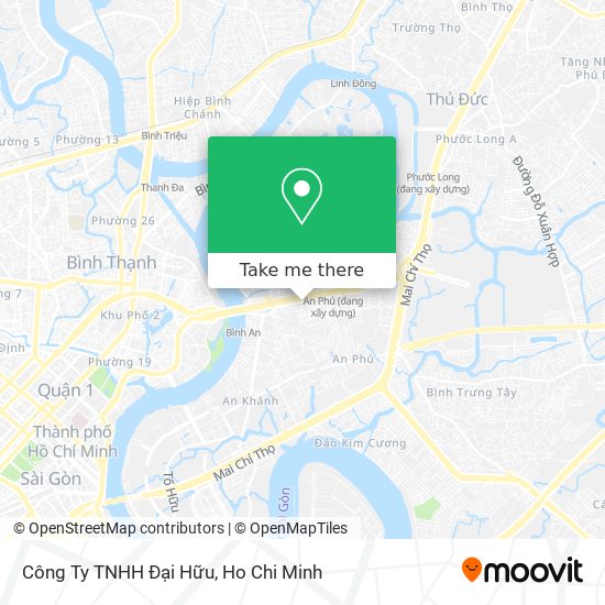 Công Ty TNHH Đại Hữu map
