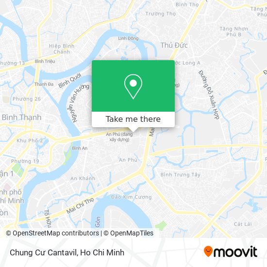 Chung Cư Cantavil map