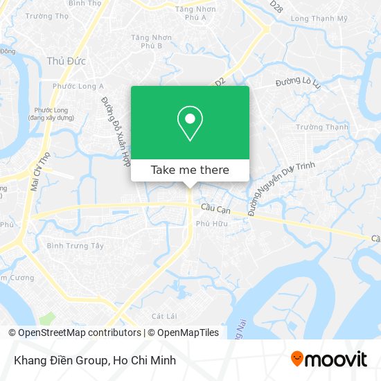 Khang Điền Group map