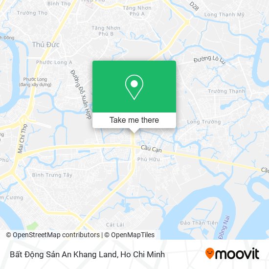 Bất Động Sản An Khang Land map