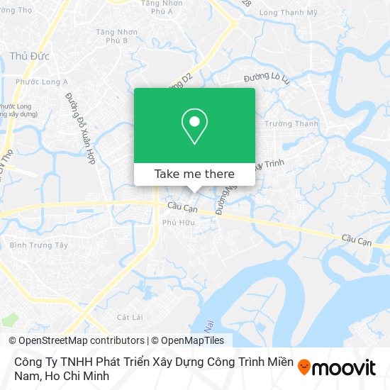 Công Ty TNHH Phát Triển Xây Dựng Công Trình Miền Nam map