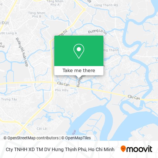 Cty TNHH XD TM DV Hưng Thịnh Phú map