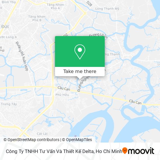 Công Ty TNHH Tư Vấn Và Thiết Kế Delta map