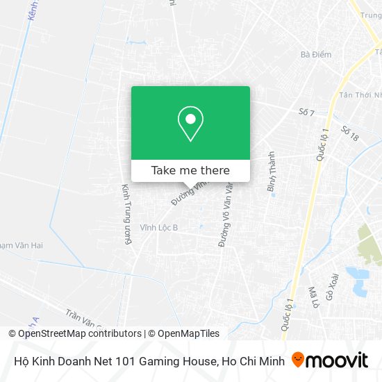 Hộ Kinh Doanh Net 101 Gaming House map