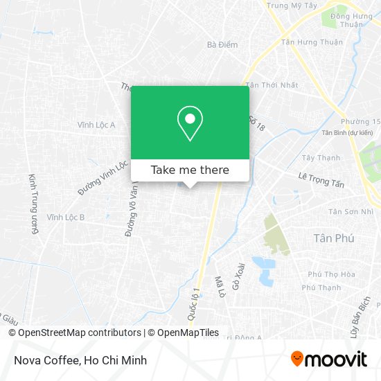 Nova Coffee map