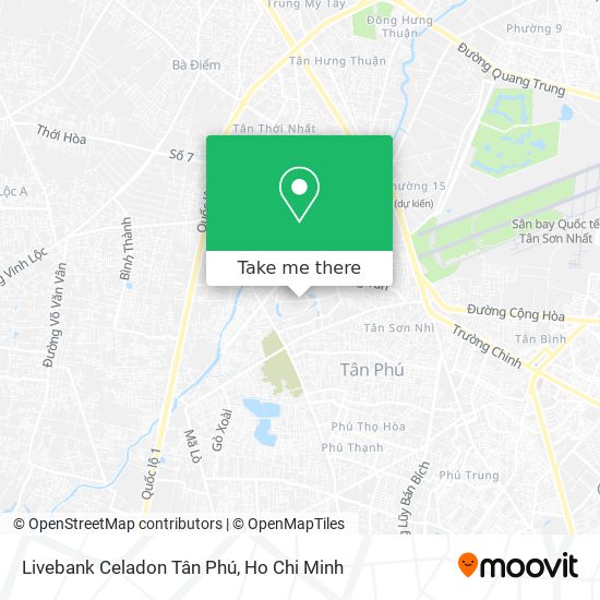 Livebank Celadon Tân Phú map