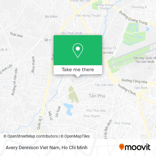 Avery Dennison Viet Nam map