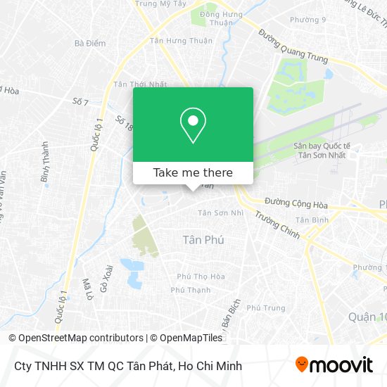 Cty TNHH SX TM QC Tân Phát map