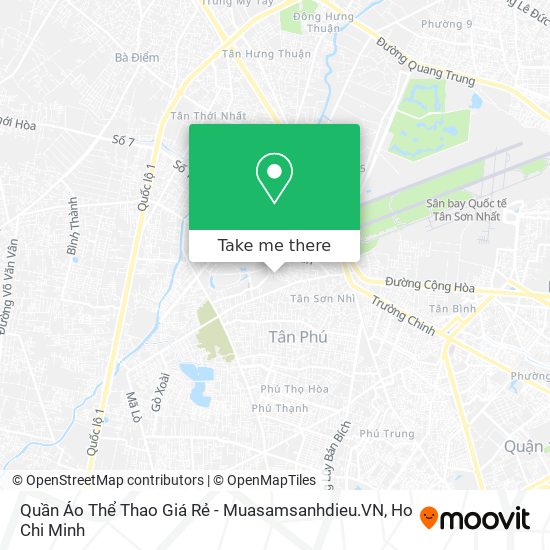 Quần Áo Thể Thao Giá Rẻ - Muasamsanhdieu.VN map