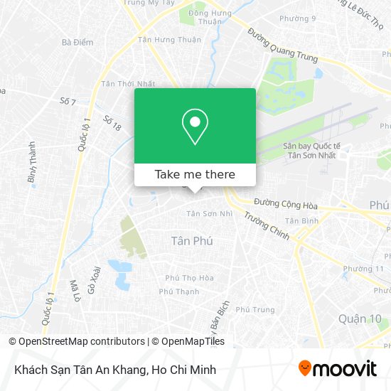 Khách Sạn Tân An Khang map