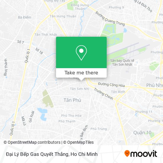 Đại Lý Bếp Gas Quyết Thắng map