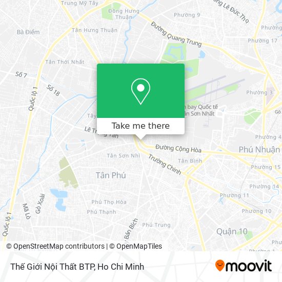 Thế Giới Nội Thất BTP map