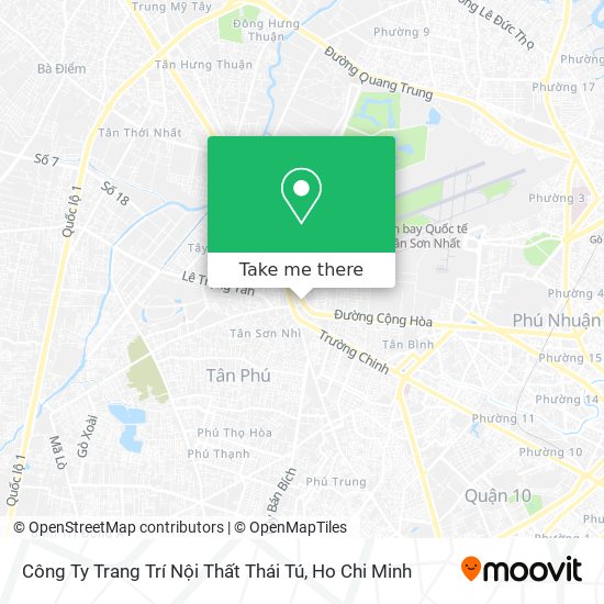 Công Ty Trang Trí Nội Thất Thái Tú map